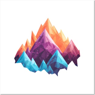 Mountains t-shirt Posters and Art